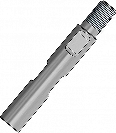 Алюминиевые удлинители для коронки по бетону Cardi 1 1/4 UNC, 200 мм